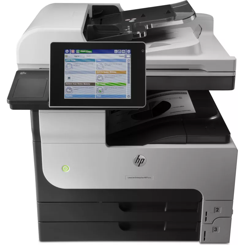 HP LaserJet Enterprise MFP M725dn, Laser, drukowanie mono, 1200 x 1200 DPI, A3, drukowanie bezpośrednie, czarny, szary
