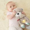 Fisher-Price Soothe 'n Snuggle Otter, pluszowa zabawka dla niemowląt, urządzenie dźwiękowe z ruchami oddechowymi