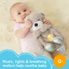 Fisher-Price Soothe 'n Snuggle Otter, pluszowa zabawka dla niemowląt, urządzenie dźwiękowe z ruchami oddechowymi
