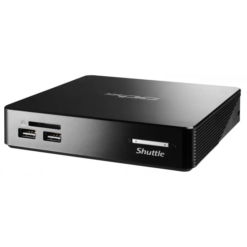 Shuttle XPC nano NS02EV2 Rockchip RK3368 2 GB DDR3L-SDRAM 16 GB eMMC Android 8.1 Nettop Mini PC Czarny