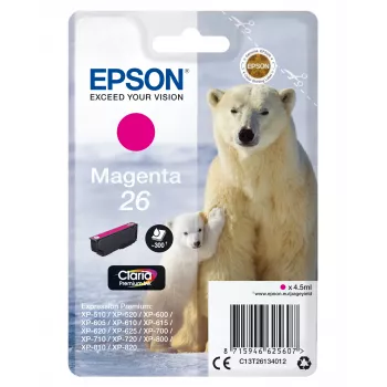 Epson Polar bear Singlepack magenta 26 Claria Premium Ink