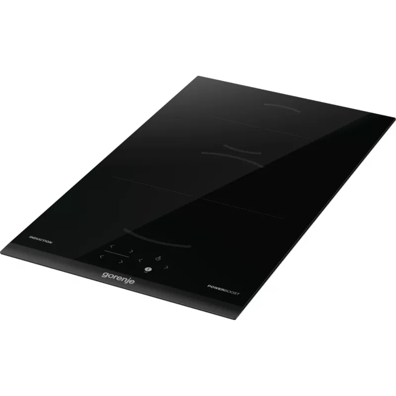 Gorenje Płyta indukcyjna GI3201BC, Czarny, Do zabudowy, 30 cm, Płyta indukcyjna strefowa, Ceramika szklana, 2 stref(y)