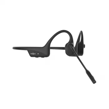 SHOKZ OpenComm2 2025 Upgrade Bezprzewodowy Bluetooth zestaw słuchawkowy z przewodnictwem kostnym do wideokonferencji z portem ładowania USB-C | 16 godz. czasu rozmów, 29 m zasięgu bezprzewodowego, 1 godz. ładowania | Zawiera mikrofon na wysięgniku z redukcją szumów, czarny