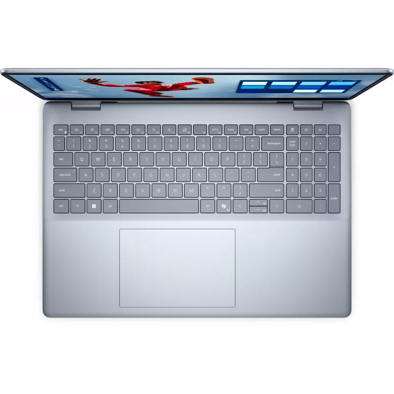 Laptop Dell 16 Plus DB16250 — Intel Core Ultra 9 288V, 16-calowy ekran dotykowy Quad HD+, 32 GB RAM, 1 TB SSD, Windows 11 Pro, niebieski