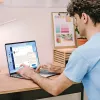 Laptop Dell 16 Plus DB16250 — Intel Core Ultra 9 288V, 16-calowy ekran dotykowy Quad HD+, 32 GB RAM, 1 TB SSD, Windows 11 Pro, niebieski