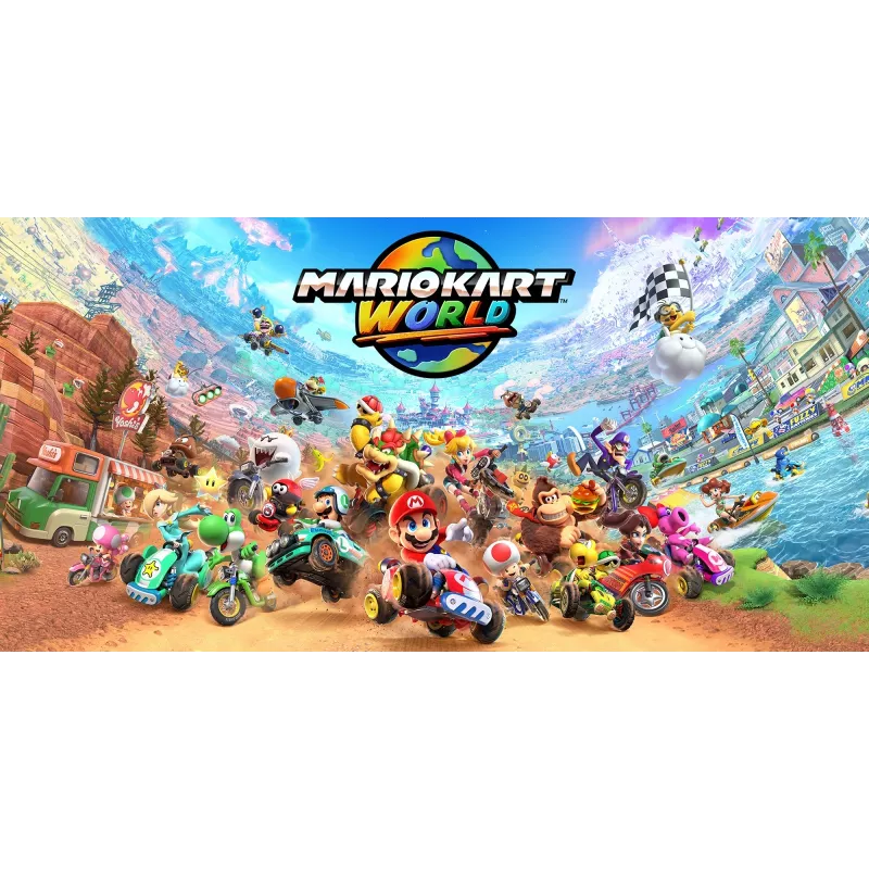 Nintendo Mario Kart World, Nintendo Switch 2, tryb wieloosobowy, nośnik fizyczny