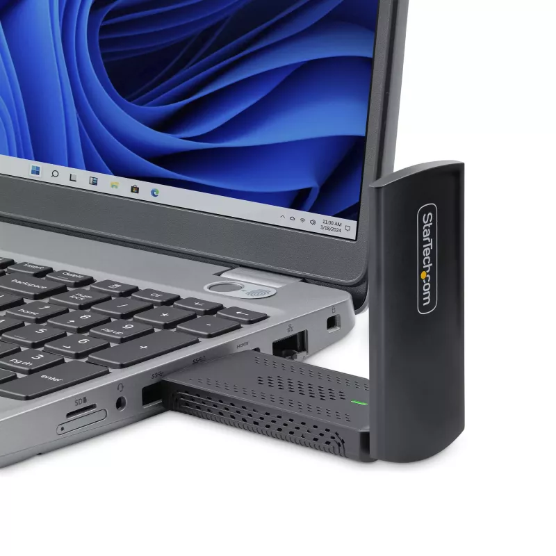 StarTech.com AX54005A-USB-WIFI-6E karta sieciowa WLAN 2402 Mbit/s
