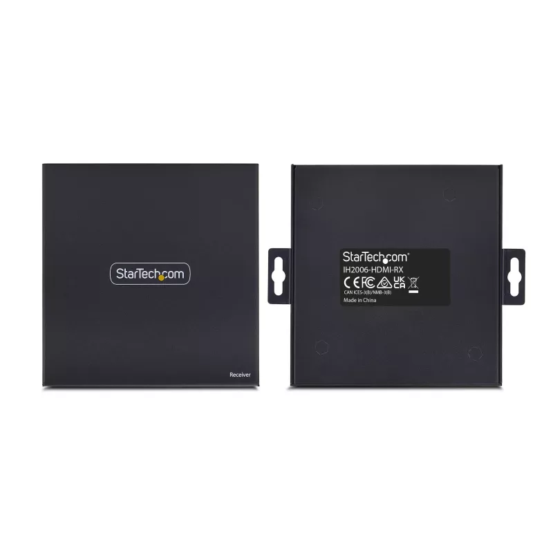 Odbiornik HDMI StarTech.com przez sieć IP dla serii produktów IH2006, 4K 60 Hz, bezsterownikowy, AVoIP, zawiera zestaw montażowy, tylko odbiornik