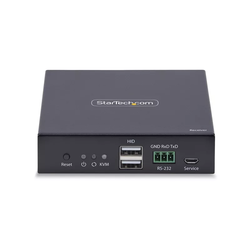 Odbiornik StarTech.com HDMI KVM przez sieć IP dla serii IH2006, 4K 60 Hz, bezsterownikowy, AVoIP, zawiera zestaw montażowy, tylko odbiornik