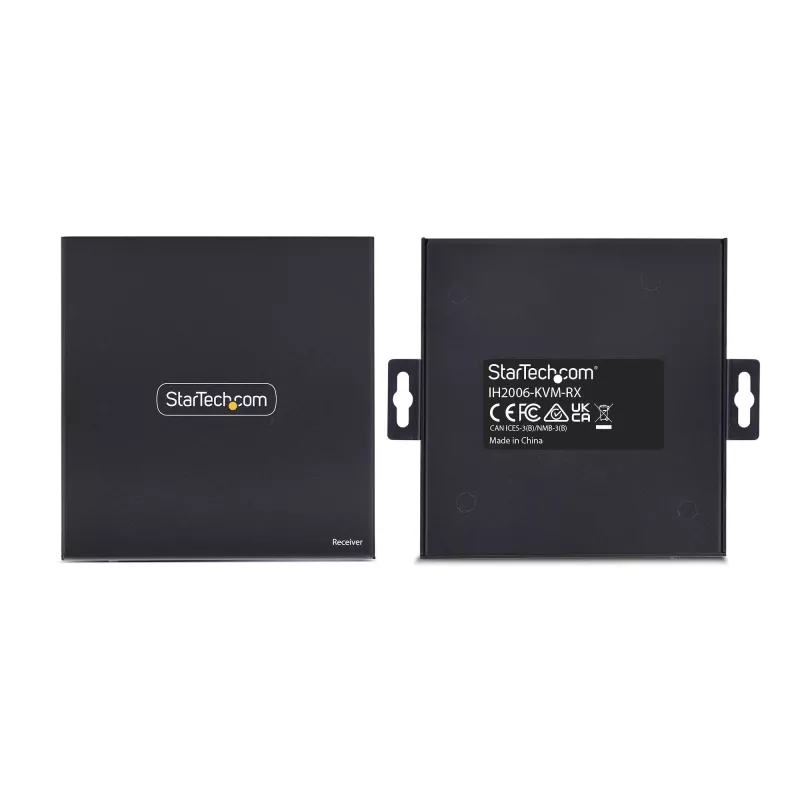 Odbiornik StarTech.com HDMI KVM przez sieć IP dla serii IH2006, 4K 60 Hz, bezsterownikowy, AVoIP, zawiera zestaw montażowy, tylko odbiornik