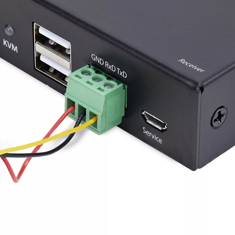 Odbiornik StarTech.com HDMI KVM przez sieć IP dla serii IH2006, 4K 60 Hz, bezsterownikowy, AVoIP, zawiera zestaw montażowy, tylko odbiornik