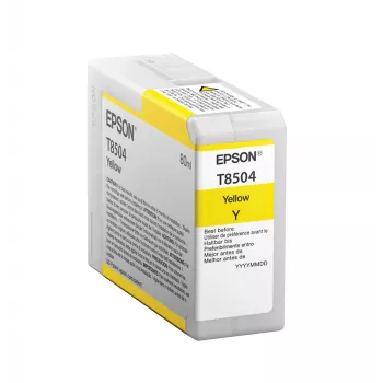 Epson Singlepack żółty T850400, Żółty, tusz pigmentowy, 80 ml, 1 szt.