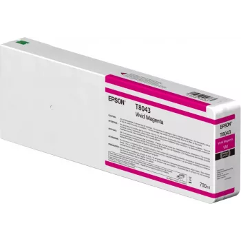 Epson Singlepack Vivid magenta T804300 UltraChrome HDX/HD 700ml