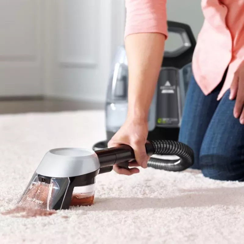 Bissell SpotClean Pet Plus maszyna do czyszczenia dywanów na sucho i mokro Czarny, Przezroczysty
