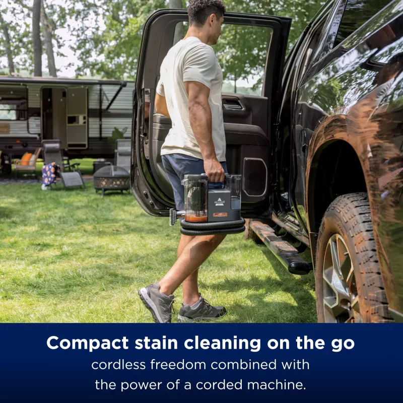 Bissell SpotClean Cordless, ręczny, głębokie, 25 m²/h, 25 m², wnętrze samochodu, dywan, tapicerka, 0,9 L