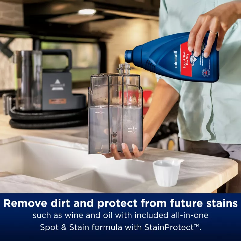 Bissell SpotClean Cordless, ręczny, głębokie, 25 m²/h, 25 m², wnętrze samochodu, dywan, tapicerka, 0,9 L