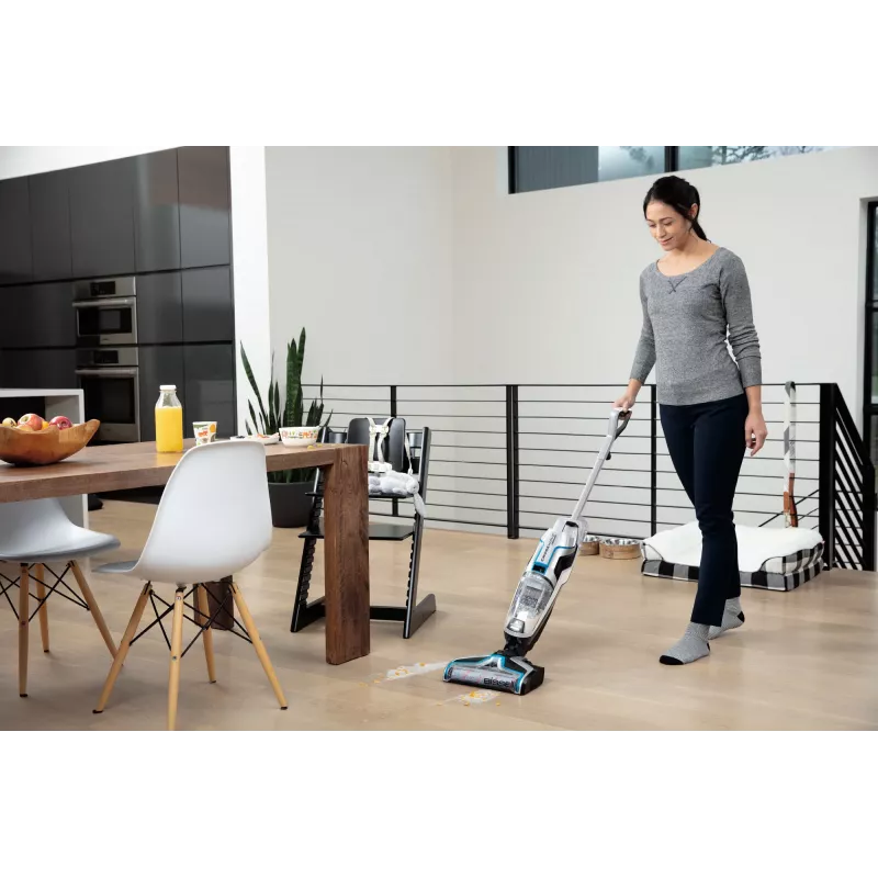 Bissell 2582Q odkurzak pionowy bezprzewodowy na baterię do czyszczenia na sucho i mokro bezworkowy 250 W czarny, niebieski, srebrny