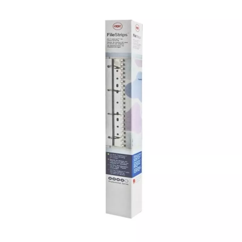 GBC Filestrip WireBind & ClickBind PVC, biały, polichlorek winylu (PVC), A4, 245 g, 100 szt., Egipt