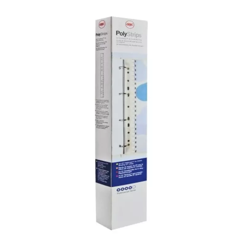 GBC Filestrip CombBind PP przezroczysty, Transparent, Polichlorek winylu (PVC), A4, 245 g, 100 szt., Egipt