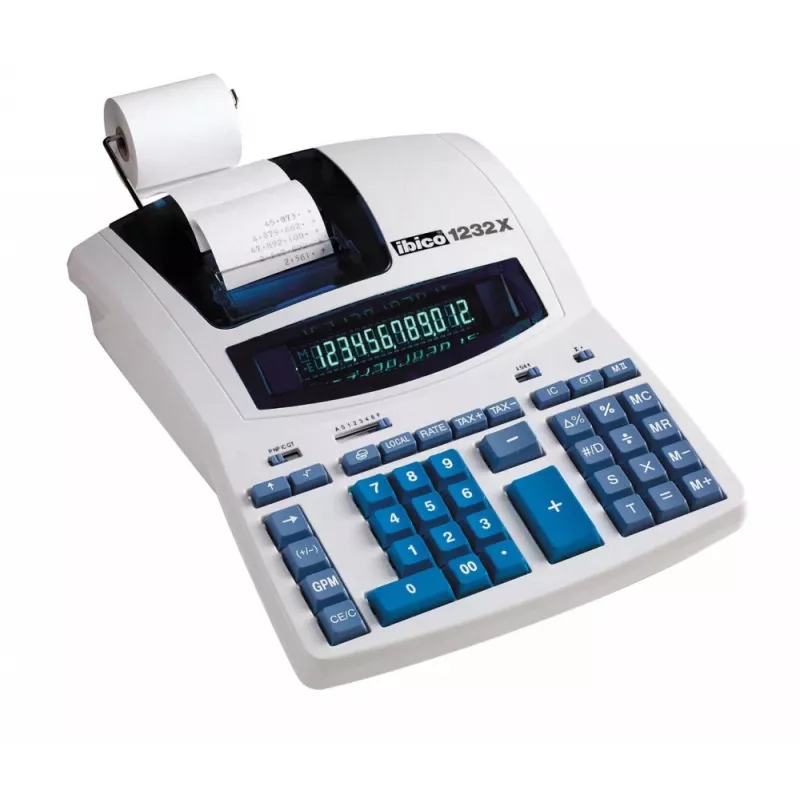 Rexel Printing Calculator Ibico 1232X Professional 12-cyfrowy, 290 mm, 375 mm, 375 mm