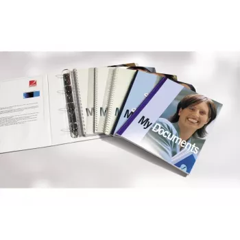 GBC CombBind PVC paski do segregatora (100), Biały, Polichlorek winylu, 237 g, 100 szt., Egipt