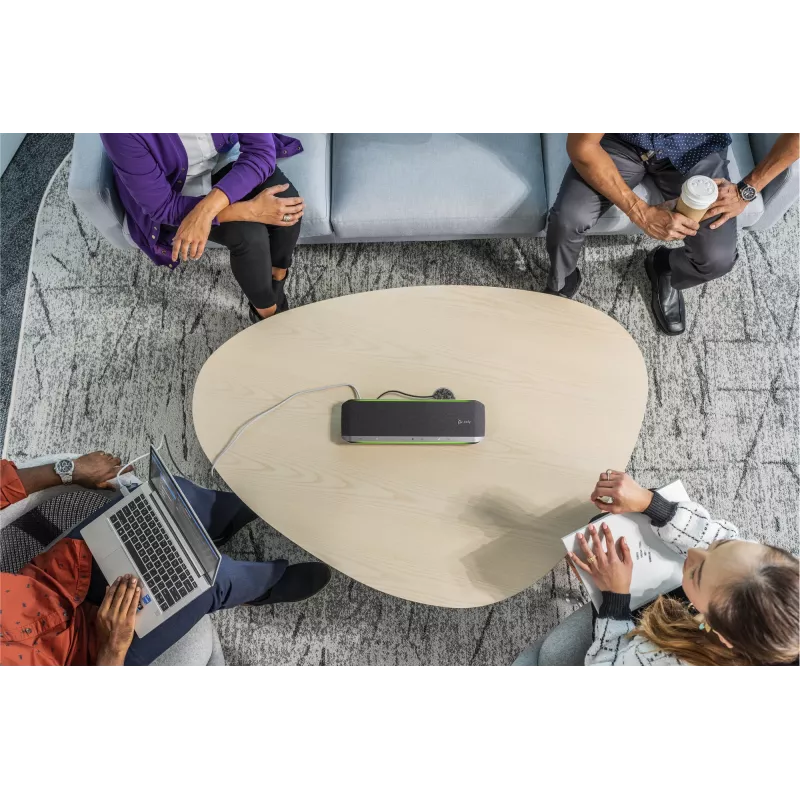 HP Poly Sync 60 Głośnik konferencyjny, Srebrny, Windows 10, Windows 11, MacOS, RoHS, Federal Communications Commission (FCC), CE, 37 mm, 116 mm
