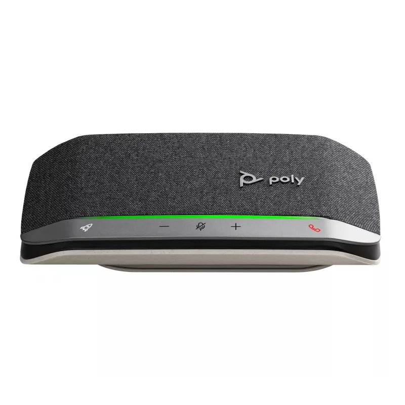 HP Poly Sync 20 USB-A Głośnik telefoniczny, PC, Srebrny, 0,715 m, IP64, Windows 10, Windows 11, MacOS