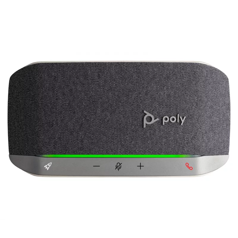 HP Poly Sync 20 USB-A Głośnik telefoniczny, PC, Srebrny, 0,715 m, IP64, Windows 10, Windows 11, MacOS