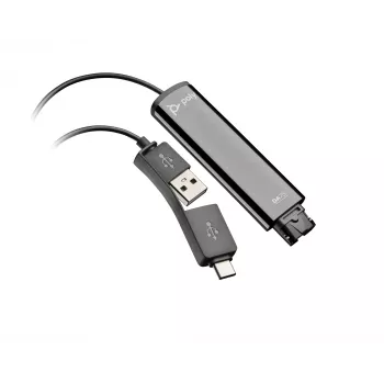 HP Poly DA75 USB do QD Czarny Adapter TAA