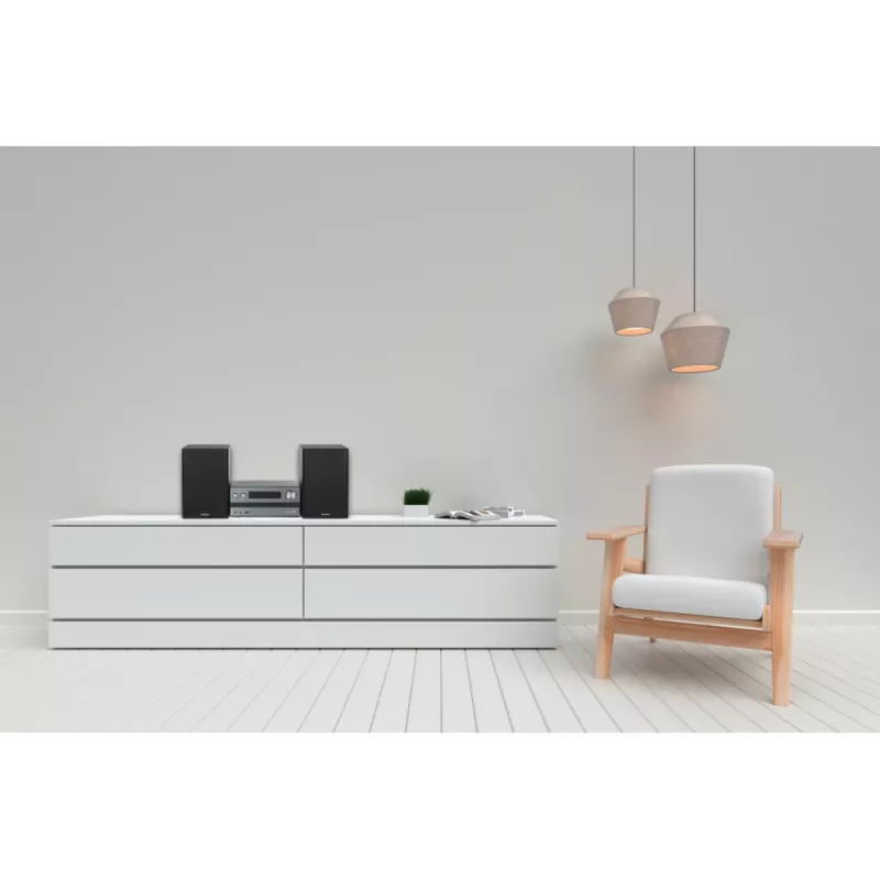 Kenwood M-918DAB-H system kina domowego Domowy mikro system audio 10 W Aluminium, Czarny