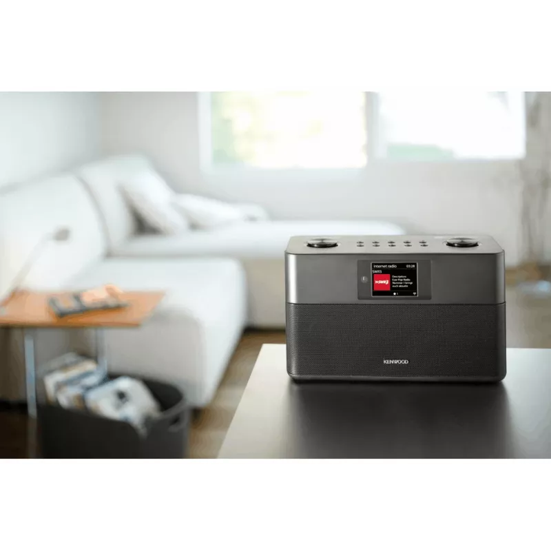 Kenwood CR-ST100S-B radio internetowe cyfrowe czarne