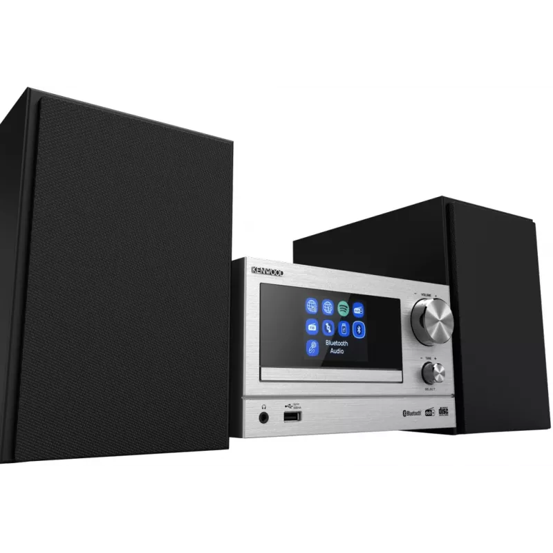 Kenwood M-7000S Mini wieża hi-fi 30 W Srebrny