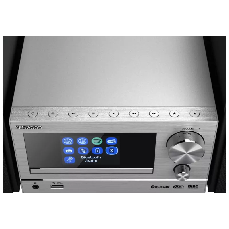 Kenwood M-7000S Mini wieża hi-fi 30 W Srebrny
