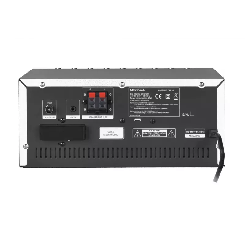 Kenwood M-9000S Domowy zestaw audio mini 50 W Srebrny