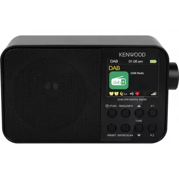 Kenwood CR-M30DAB-B Przenośne radio cyfrowe Czarne