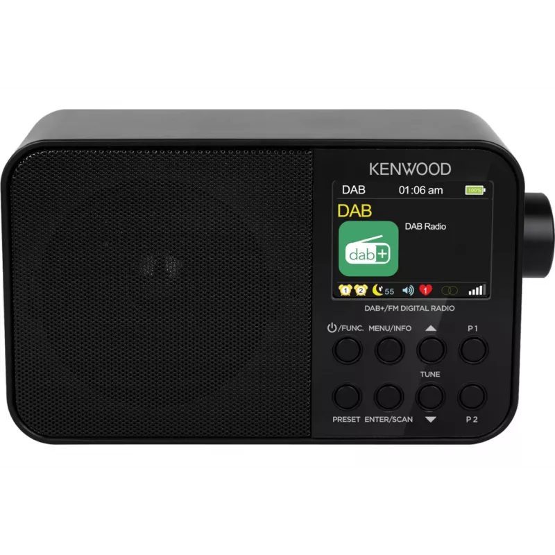 Kenwood CR-M30DAB-B Przenośne radio cyfrowe Czarne