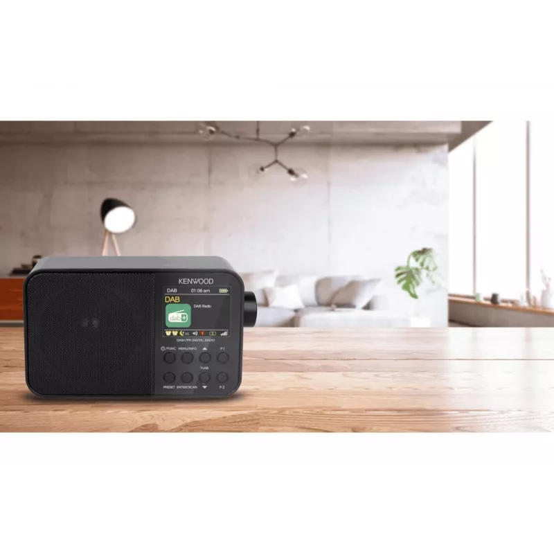 Kenwood CR-M30DAB-B Przenośne radio cyfrowe Czarne