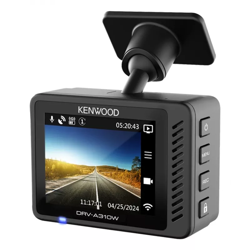 Kenwood DRV-A310W wideorejestrator Full HD Wi-Fi DC Czarny