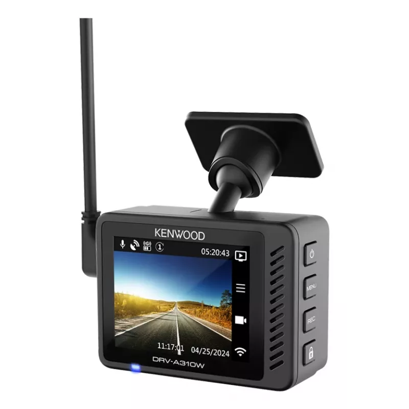 Kenwood DRV-A310W wideorejestrator Full HD Wi-Fi DC Czarny
