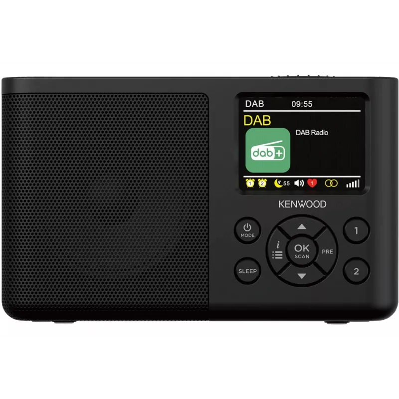 Kenwood CR-M33DAB Przenośne cyfrowe czarne
