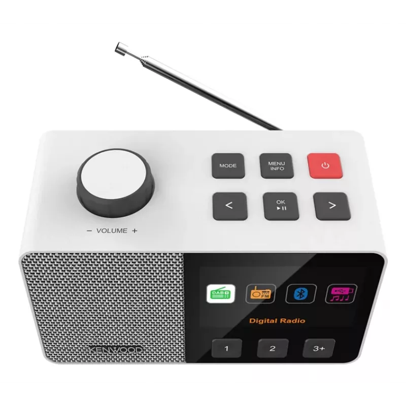 Kenwood CR-M70DAB-W Przenośne radio cyfrowe Białe