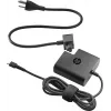 HP 65W USB-C Power Adapter, Indoor, AC, Czarny