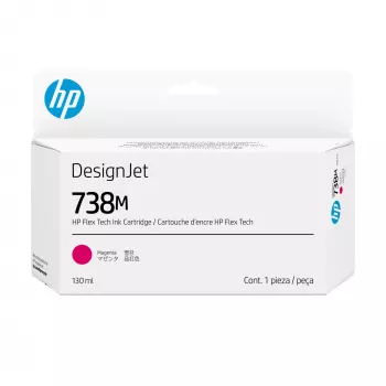 HP 738M 130-ml magenta DesignJet wkład atramentowy print head Thermal inkjet