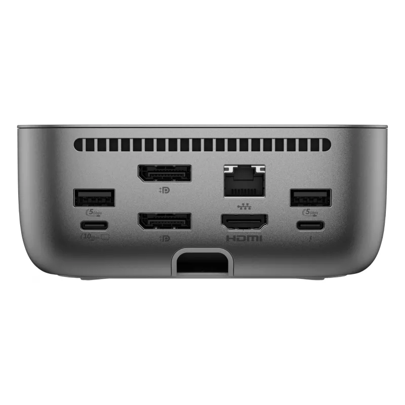 HP Thunderbolt 4 Ultra 280W G6 Dock, przewodowa, Thunderbolt 4, 280 W, 10,100,1000,2500 Mbit/s, szary, 8K Ultra HD