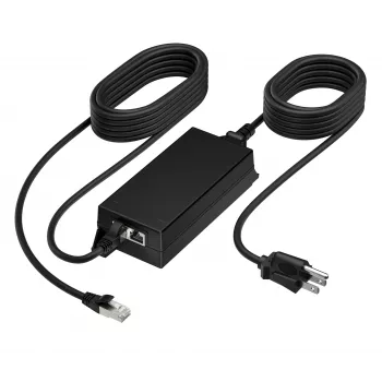 HP Poly PoE++ 65W 2.5G Adapter z kablem CAT6A 3,66 m i przewodem zasilającym