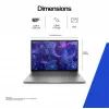 HP ZBook 8 G1i 16 inch stacja robocza mobilna, Intel Core Ultra 7 255H, 32GB, 1TB SSD, NVIDIA RTX 500 Ada 4GB, Windows 11 Pro