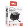 Verbatim Charge 'n' Travel 100W uniwersalny zasilacz sieciowy z wysuwanym kablem Czarny