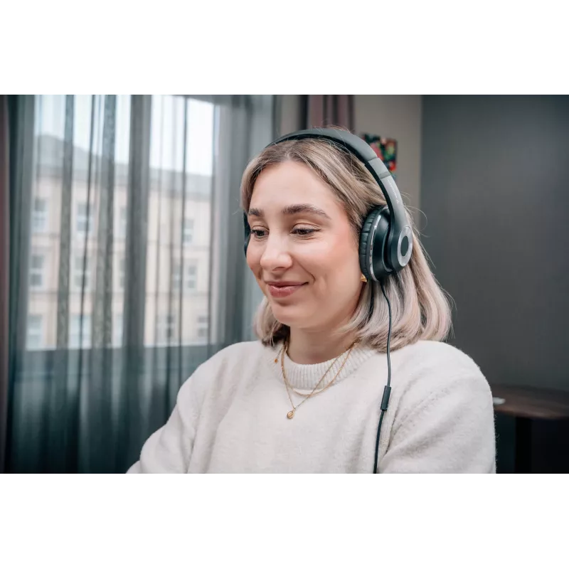 Verbatim TruSound USB-C Headset, Wired, Music/Everyday, 20 - 20000 Hz, 200.9 g, Headset, Czarny