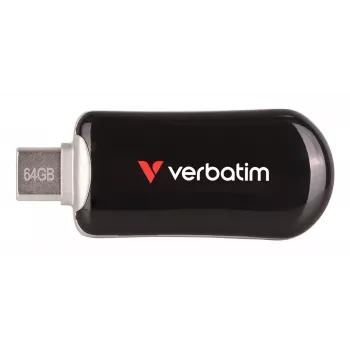 Pendrive Verbatim Plectra USB-C Czarny 64GB