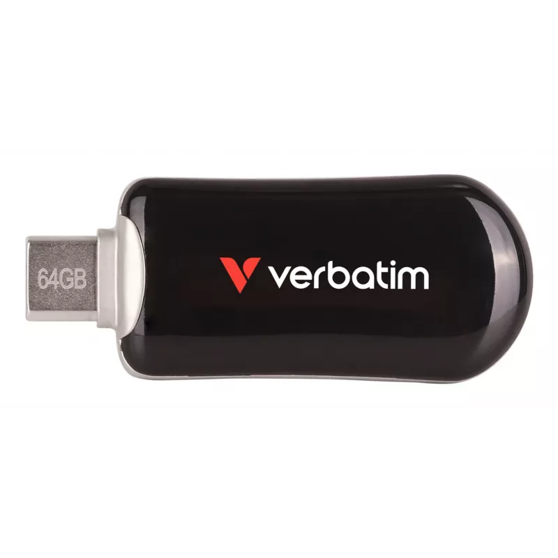 Pendrive Verbatim Plectra USB-C Czarny 64GB